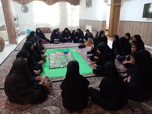 پایگاه کریمه اهل بیت (علیه السلام ) با دختران مرکز نگهداری سلیمه زرند