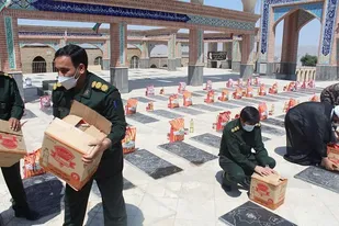 رزمایش کمک مومنانه در جوار گلزار شهدای بجنورد / به روایت تصویر