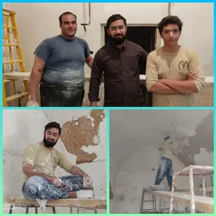 آغاز به کار گروه جهادی شهید سلیمانی میبد با تعمیر یک باب منزل مسکونی