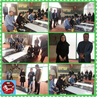 تجدید میثاق بسیج جامعه پزشکی هندیجان با شهدا