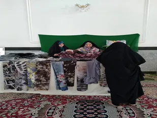 برپایی نمایشگاه عفاف و حجاب در مسجد ابوالفضل (ع) روستای مبارکه