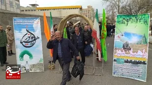 کاروان راهیان نور مرند راهی جنوب شد