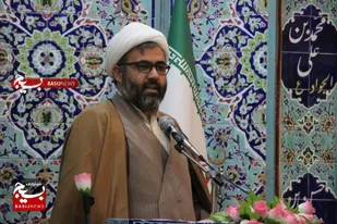 سخنرانی پیش ازخطبه نماز جمعه مسئول دفتر نمایندگی ولی فقیه در سپاه ناحیه ساوجبلاغ