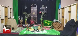 نمایشگاه فاطمیه ویژه هفته بسیج