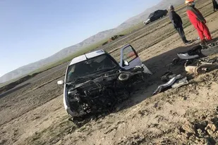 رهاسازی خانم باردار با استفاده از ست هیدرولیکی نجات در ملایر