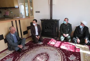 دیدار و سرکشی از جانبازان سرافراز شهرستان رازو جرگلان هم زمان با هفته مبارک بسیج