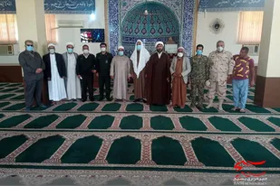 دیدار فرمانده حوزه مقاومت کربلا بوشهر با بسیجیان و مسئولان جزیره شیف