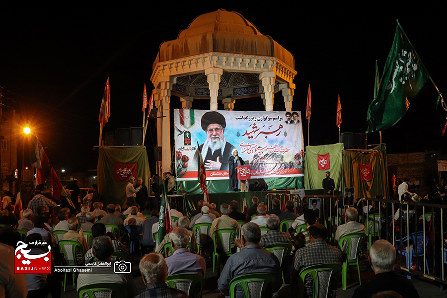 مقاومت مردم دشتستان، عزت و اقتدار ایران اسلامی را در یکصد و نود و یکمین شب اقتدار به نمایش گذاشت