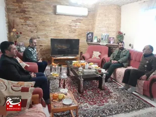 دیدار با خانواده شهید پور رضوی در نوشهر