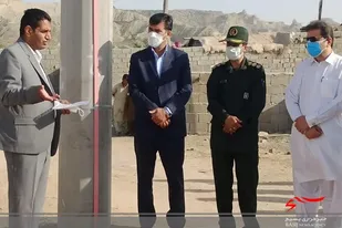 افتتاح طرح برق رسانی به محله مراد آباد چابهار