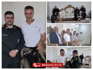 دیدار فرمانده سپاه آمل با رزمندگان هشت سال دفاع مقدس