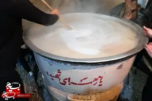 سنت پسندیده پخت سمنوی نذر فاطمی به نیت مادران معظم شهدا برگزار شد