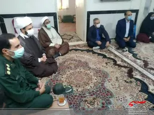 دیدار با خانواده شهدای شهرستان دلفان به مناسبت هفته بسیج