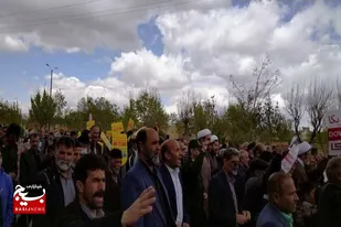 راهپیمایی باشکوه روز قدس در قهاوند