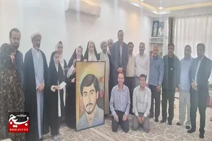 دیدار و تجلیل از خانواده شهید مهندس غلامعباس فروزنده شهید مهندس شاخص کشوری