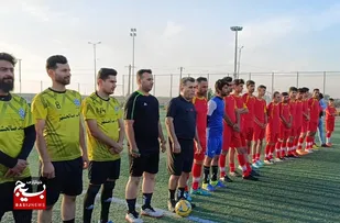 افتتاحیه مسابقات مینی فوتبال جام همدلی صالح شهر گرامیداشت دهه مقاومت برگزار گردید