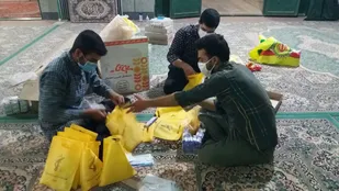 توزیع رایگان بسته&zwnj;های بهداشتی به ارزش 150 میلیون ریال در ندوشن