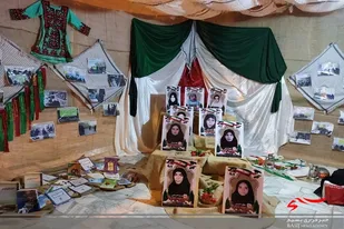 برپایی نمایشگاه اسوه گرامیداشت هفته دفاع مقدس در سراوان