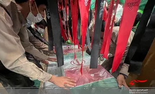 آیین استقبال از ۵ شهید تازه تفحص&zwnj;شده در خوزستان برگزار شد