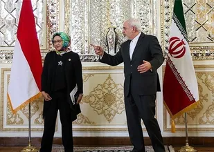 رایزنی وزرای خارجه ایران و اندونزی