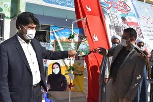 زنگ مهر ومقاومت در مدارس بهاباد نواخته شد