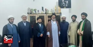 دیدار روحانیون شهر جم با امام جمعه این شهر