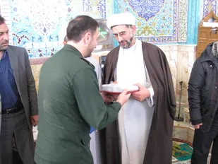 تکریم ومعارفه امام جمعه شهر فرادنبه