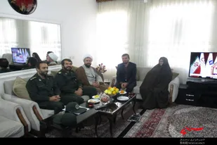 سرکشی جمعی از پاسداران سپاه فامنین از خانواده معظم شهدا