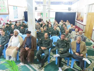 تجلیل از هادیان و مربیان عقیدی سیاسی سپاه مینودشت