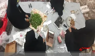تهیه و توزیع 70 بسته افطاری ساده در روستای لاسجرد