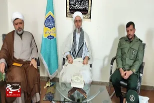 دیدار کارکنان ناحیه مقاومت بسیج ارسنجان با امام جمعه شهرستان ارسنجان بمناسبت هفته بسیج