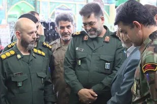 بازدید فرمانده سپاه الغدیر استان یزد از نمایشگاه پایگاه های اسوه در مهریز
