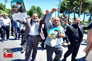 فریاد ایستادگی نهاوند علیه صهیونیسم و استکبار جهانی