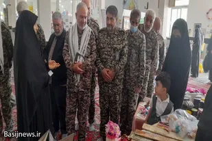 بازدید یگان شهید سلیمانی کبودراهنگ از نمایشگاه طرح اسوه