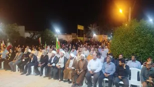 ۲۰۸امین شب میدان‌داری مردم دیار رئیسعلی دلواری