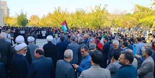 اجتماع بزرگ اساتید دانشگاههای تهران در محکومیت جنایت های رژیم اشغالگر