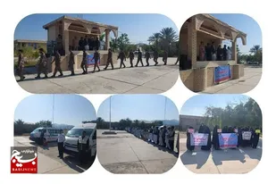 اجرای رزمایش جهادگران فاطمی ۳ و رزمایش نذر ظهور در شهرستان نیکشهر