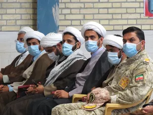 همایش اقتدار بسیجیان شهرستان خاتم به مناسبت هفته بسیج