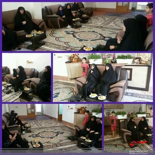 دیدار جمعی از خواهران بسیج با خانواده شهید سردار اسماعیل کرمی