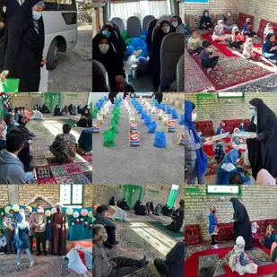 خلق لحظه های دیدنی توسط گروه جهادی بسیج جامعه زنان کهگیلویه و بویراحمد در روستای "مرد خدا"