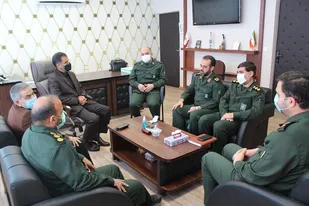 دیدار فرمانده سپاه استان سمنان با مدیرکل جدید بنیاد شهید و امور ایثارگران استان