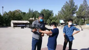 برپایی نمایشگاه سلاح و ادوات جنگی در قرارگاه عملیاتی لشکر ۵۸ تکاور ذوالفقار شاهرود