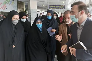 بازدید معاون امور زنان و خانواده رئیس جمهور از پارک علم و فناوری البرز