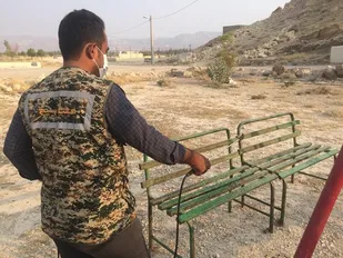 رزمایش دفاع زیستی در بستک برگزار گردید