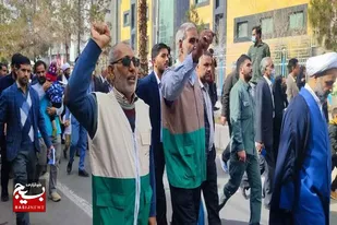 حضور مردم  ولایت مدار زاهدان در راهپیمایی یوم الله ۲۲بهمن