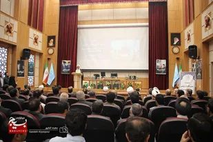 مراسم گرامیداشت شهید رئیسی و شهدای خدمت در دادگستری کل استان همدان