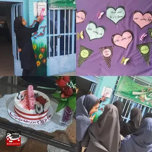 برگزاری زنگ سپاس از معلم در مدرسه نرگس شهرستان دزپارت