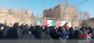 تشییع شهید گمنام همزمان با سالروز وفات حضرت ام البنین(س)