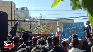 خروش خودجوش مردم باغملک در سوگ رهبر شهید خود