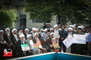 طنین فریاد &laquo;القدس لنا&raquo; در ساری/ حوزه علمیه مصطفی&zwnj;خان میزبان مراسم باشکوه حمایت از مردم غزه